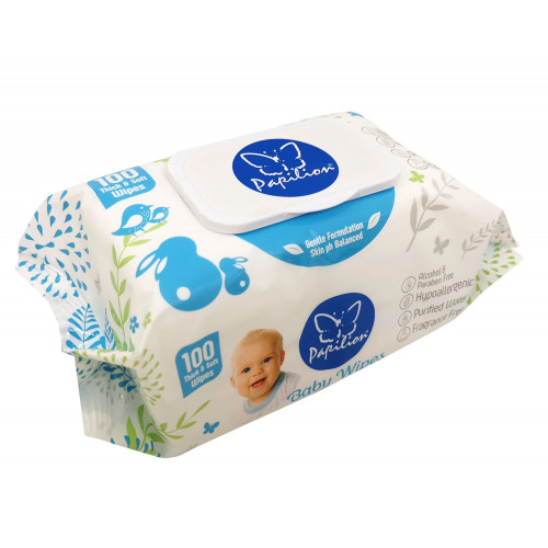  MARAMICE VLAŽNE 100 KOM BABY SENSITIVE PAPILION 014938